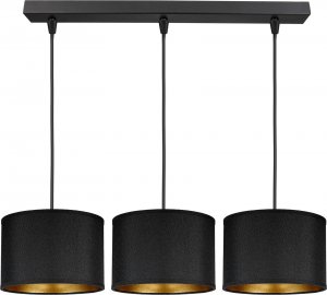 Lampa wisząca Orno KYLO 3P E27, lampa wisząca, max. 3x60W, czarna, listwa 1