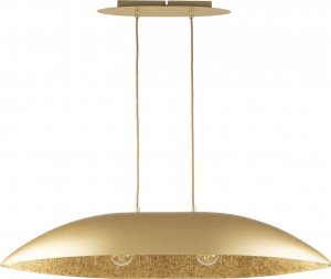 Lampa wisząca Sigma Wisząca lampa z kloszem Gondola M 40641 Sigma do salonu złota 1