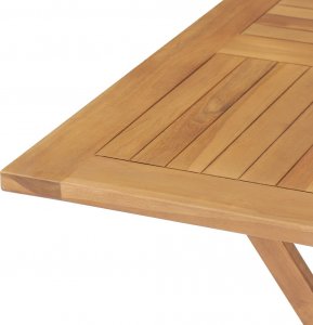 vidaXL 5-częściowy zestaw mebli ogrodowych, lite drewno tekowe 8