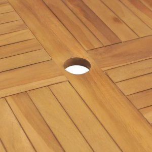 vidaXL 5-częściowy zestaw mebli ogrodowych, lite drewno tekowe 9