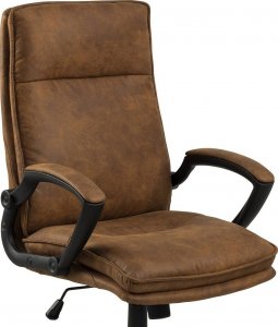 Krzesło biurowe Actona Fotel biurowy Brad brązowy 1