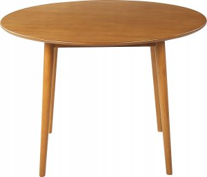 Beliani Stół do jadalni okrągły ⌀ 110 cm jasne drewno RADAN 4