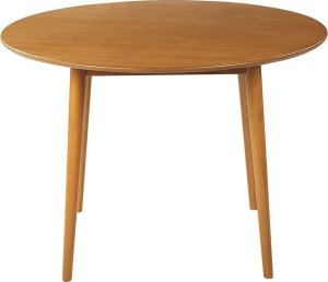 Beliani Stół do jadalni okrągły ⌀ 110 cm jasne drewno RADAN 9