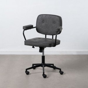 Krzesło biurowe bigbuy office Krzesło Biurowe 56 x 56 x 92 cm Czarny 1