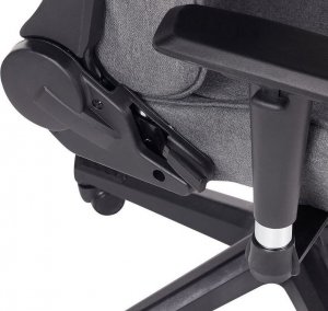 Fotel Beliani Krzesło biurowe regulowane ciemnoszare WARRIOR 8