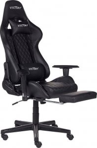 Krzesło biurowe Beliani Krzesło biurowe regulowane czarne VICTORY 5