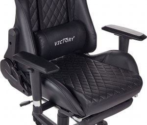 Krzesło biurowe Beliani Krzesło biurowe regulowane czarne VICTORY 8