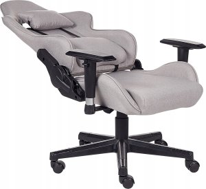 Fotel Beliani Krzesło biurowe regulowane jasnoszare WARRIOR 6