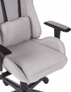 Fotel Beliani Krzesło biurowe regulowane jasnoszare WARRIOR 7