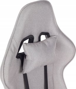 Fotel Beliani Krzesło biurowe regulowane jasnoszare WARRIOR 8