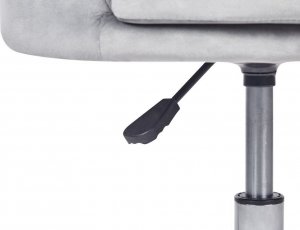 Krzesło biurowe Beliani Krzesło biurowe regulowane welurowe szare MONTICELLO 10