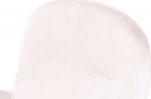 Krzesło biurowe Beliani Krzesło biurowe regulowane welurowe różowe PRIDDY 6