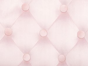 Krzesło biurowe Beliani Krzesło biurowe regulowane welurowe różowe PRINCESS 8