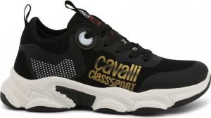 Cavalli Class Sneakersy marki Cavalli Class model CM8635 kolor Czarny. Obuwie Męskie. Sezon: Wiosna/Lato EU 40 1