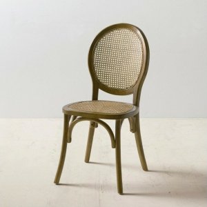 Bigbuy Home Krzesło do Jadalni 45 x 42 x 94 cm Naturalny Drewno Rattan 1