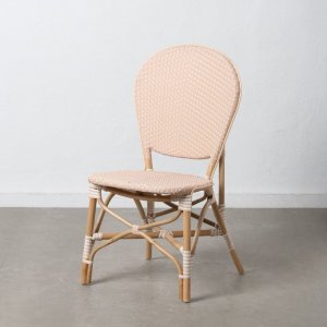 Bigbuy Home Krzesło do Jadalni 47 x 54 x 93 cm Naturalny Beżowy Rattan 1