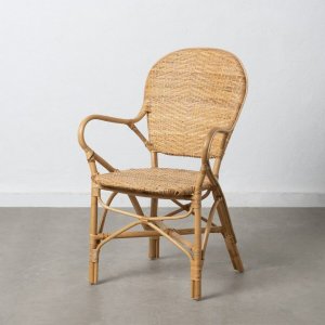 Bigbuy Home Krzesło do Jadalni 57 x 62 x 90 cm Naturalny Rattan 1