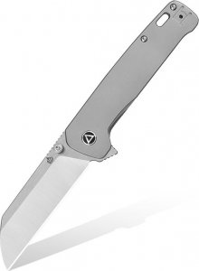 QSP Knife Nóż składany QSP Knife Penguin Plus QS130XL-A Satin 20CV Bead Blasted Ti 1