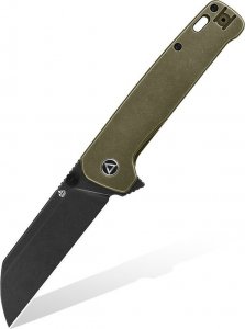 QSP Knife Nóż składany QSP Knife Penguin Plus QS130XL-B Black Stonewashed 20CV Bronze Ti 1