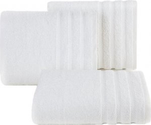 Eurofirany Ręcznik bawełniany z bordiurą VITO 70X140 biały 1