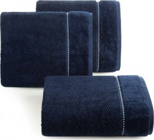 Eurofirany Ręcznik bawełniany z bordiurą SALADO 70X140 grafitowy 1