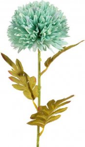 Eurofirany Sztuczny kwiat chryzantemy NATU miętowy x6 1