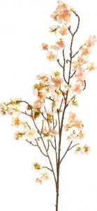 Eurofirany Sztuczny dekoracyjny kwiat wiśni NATU jasnoróżowy x6 1