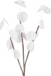 Eurofirany Sztuczny kwiat dekoracyjny eukaliptus FLORE biały x6 1