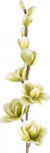 Eurofirany Sztuczny kwiat dekoracyjny magnolia FLORE zielony x6 1