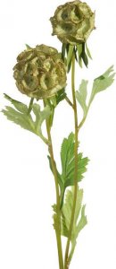 Eurofirany Sztuczny kwiat dekoracyjny chryzantema NATU zielony x6 1