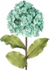 Eurofirany Sztuczny kwiat dekoracyjny hortensja FLORE jasnoniebieski x6 1