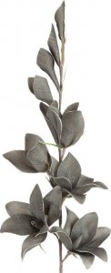 Eurofirany Sztuczny kwiat dekoracyjny magnolia FLORE szary x6 1