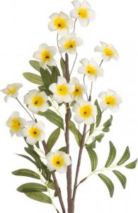 Eurofirany Sztuczny kwiat dekoracyjny jaśmin FLORE biały x6 1