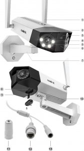 Kamera IP Reolink Kamera IP Reolink DUO 2 WiFi 4K 8MP LED 30m 3