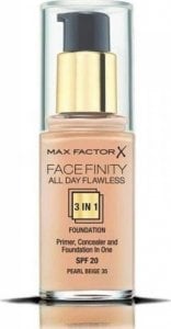 MAX FACTOR Kremowy podkład do makijażu Max Factor Facefinity 3 w 1 Spf 20 N 35-pearl beige 30 ml 1