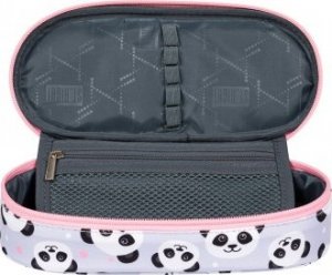 Piórnik MAJEWSKI Saszetka usztywniona z wewnętrzną klapką STRIGHT PC-01 Grey PA 2