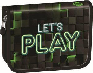 Piórnik ST.RIGHT Piórnik dwuklapkowy bez wyposażenia Dark Game Gracz Majewski 2