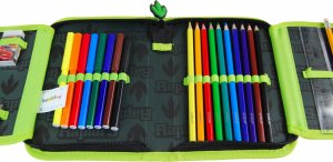 Piórnik St. Majewski Piórnik szkolny z wyposażeniem Dinozaur 5