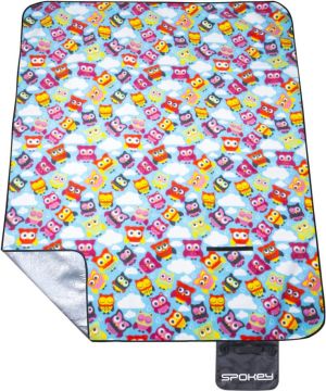 Spokey Koc piknikowy Picnic Owl niebieski 180x210cm (835240) 2