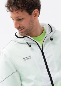 Kurtka męska Ombre V4 OM-JANP-0104 biała r. XL 3