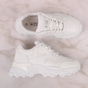 Evento Buty sportowe damskie na platformie białe eVento 5465 40 7