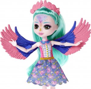 Mattel Enchantimals Rodzina Papugi Filia Finch Lalka + 3 figurki HKN15 3