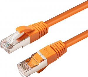 MicroConnect CAT6A S/FTP 0.5m Orange LSZH 1