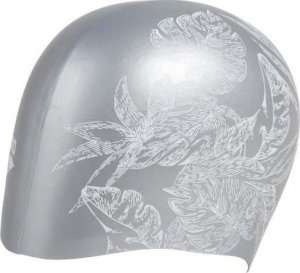 Arena Czepek Pływacki Arena Na Długie Włosy Long Hair Silver 2