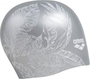 Arena Czepek Pływacki Arena Na Długie Włosy Long Hair Silver 4