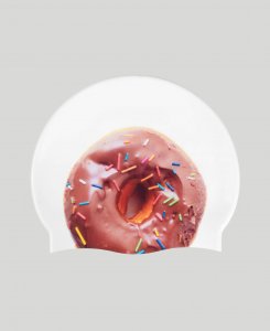 Arena Czepek Pływacki Donuts Cap White 3