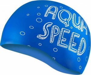 Aqua-Speed Czepek Pływacki Dziecięcy Aqua Speed Shark Blue 1