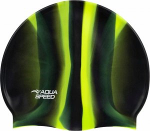 Aqua-Speed Czepek Pływacki Aqua Speed Bunt Black/Green 2