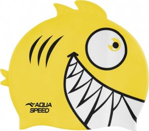 Aqua-Speed Czepek Pływacki Aqua Speed Zoo Pirania Yellow 1