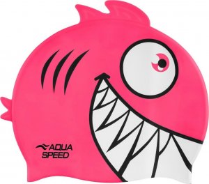 Aqua-Speed Czepek Pływacki Aqua Speed Zoo Pirania pink 1